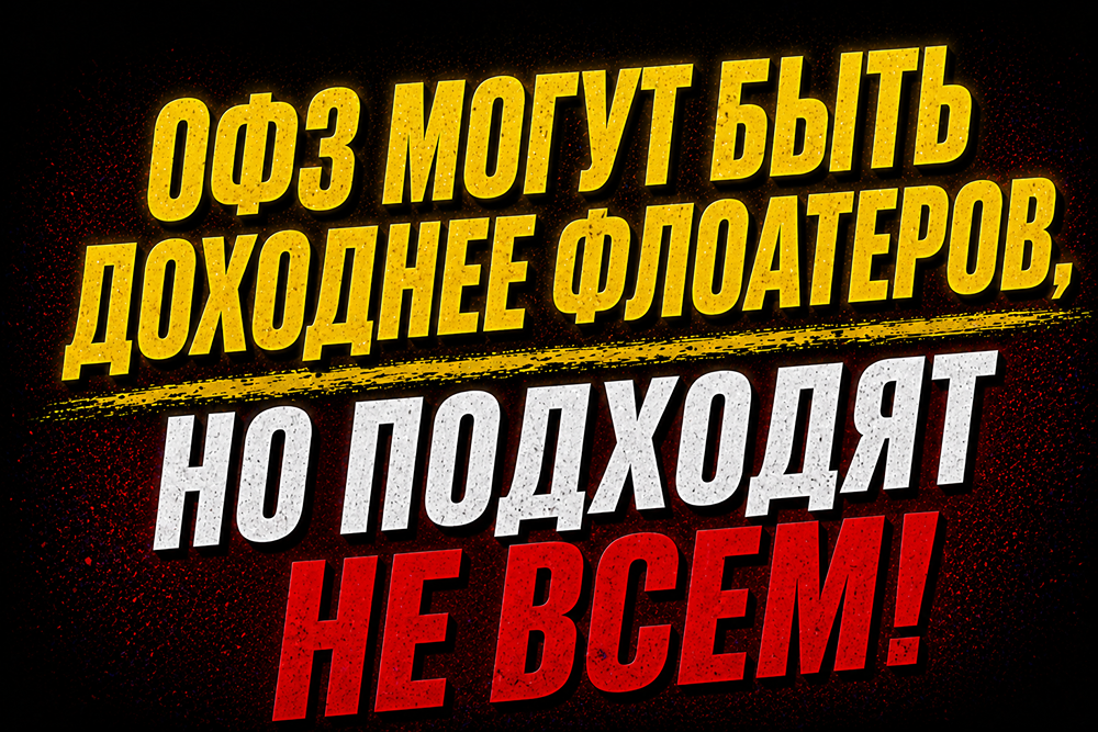 Что выбрать: флоатеры или ОФЗ с постоянным купоном