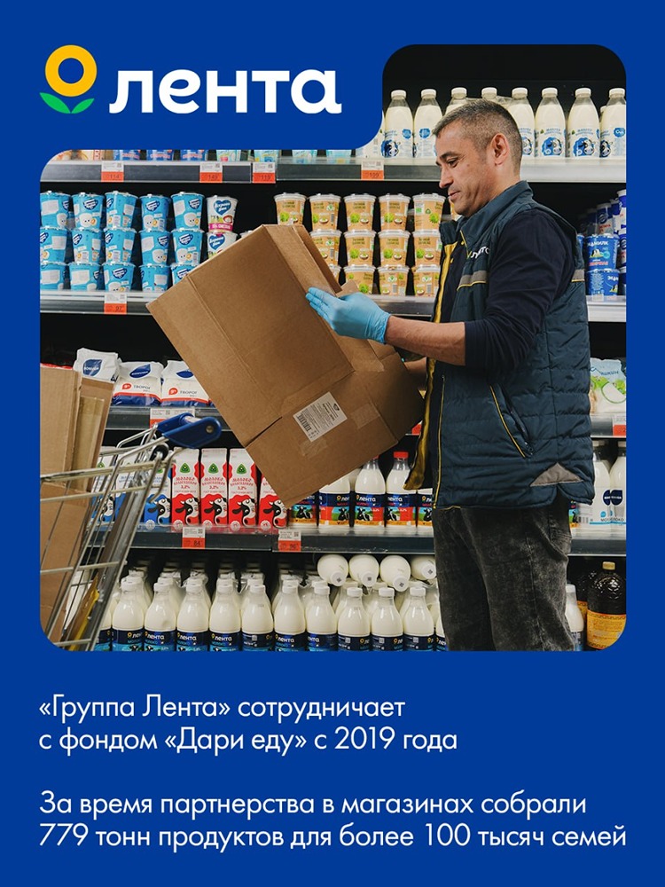 Благотворительность в «Ленте»: помогайте онлайн или в магазине