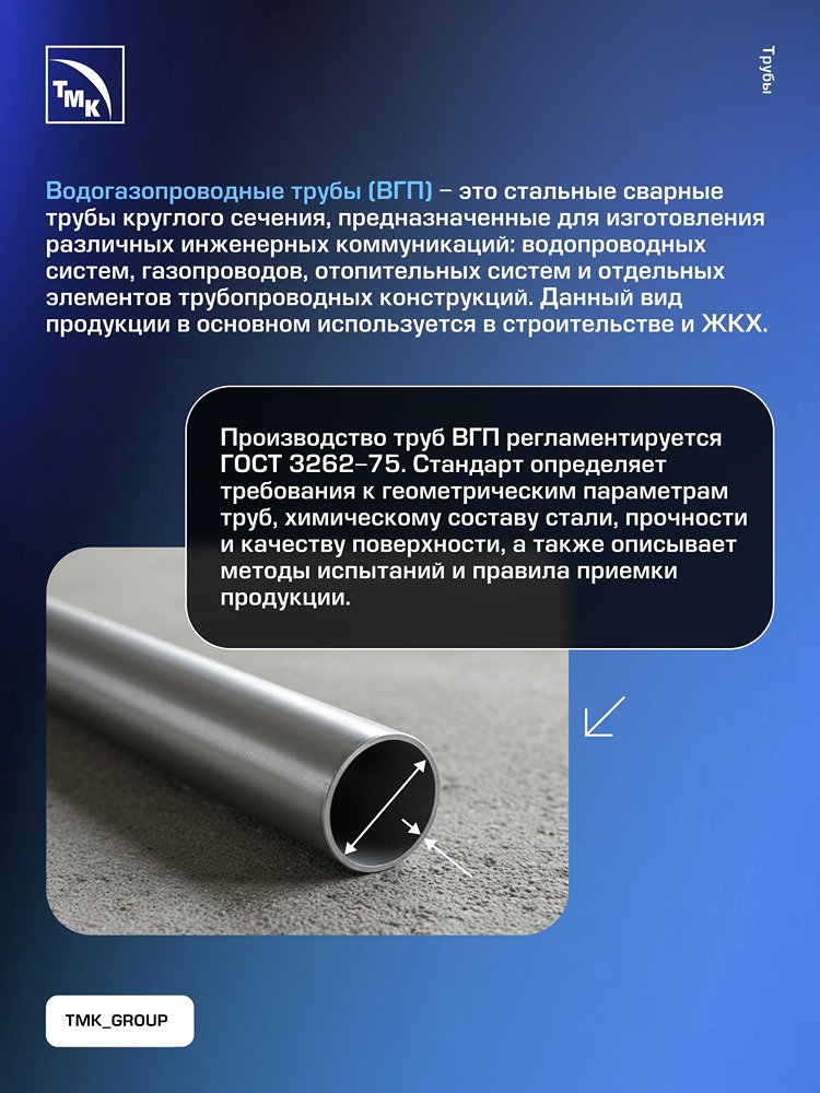 Трубы ВГН: что важно знать