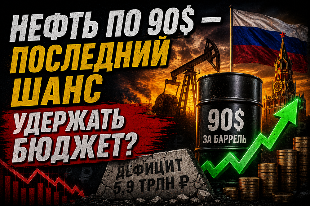 Что будет с рублём при дефиците бюджета в 5,9 трлн рублей