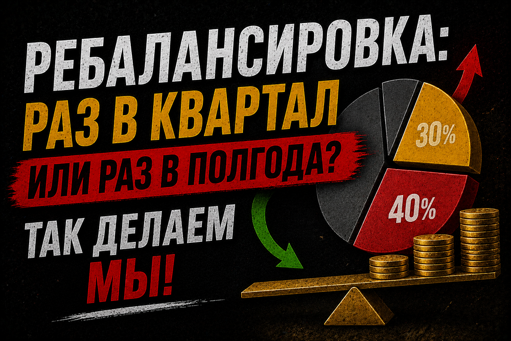 Почему ребалансировка портфеля раз в квартал — золотая середина? Разбираем правила и пороги отклонений