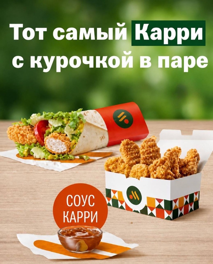 Индийское меню появится во «Вкусно — и точка»
