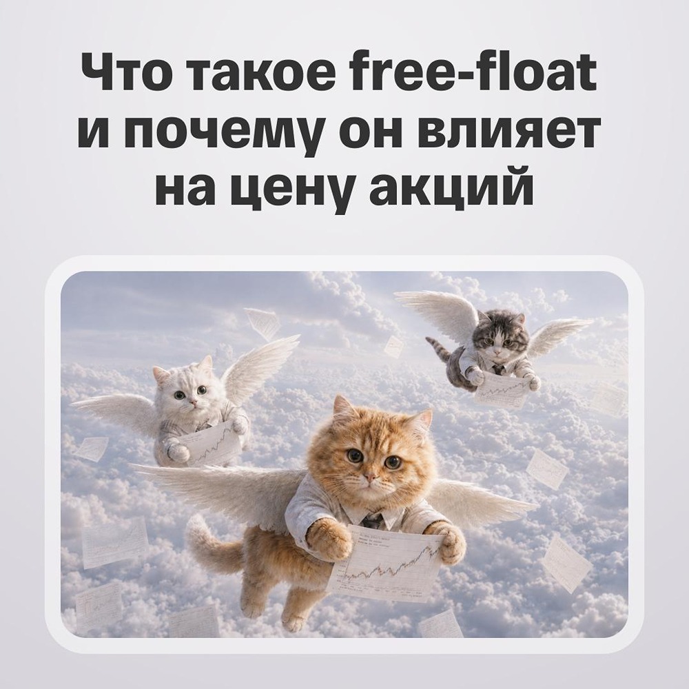 Что такое free-float и почему он влияет на цену акций, объяснили в «Т-Инвестиции»