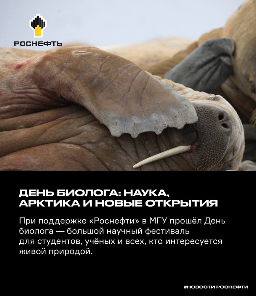 День биолога прошёл в МГУ при поддержке «Роснефти»