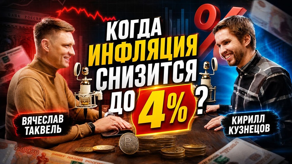 Вячеслав Таквель и Кирилл Кузнецов в новом подкасте про фондовый рынок России
