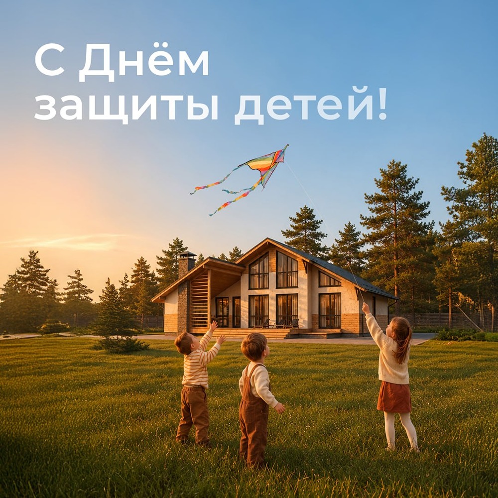 Строительная компания «Теремъ» поздравляет с Днём защиты детей