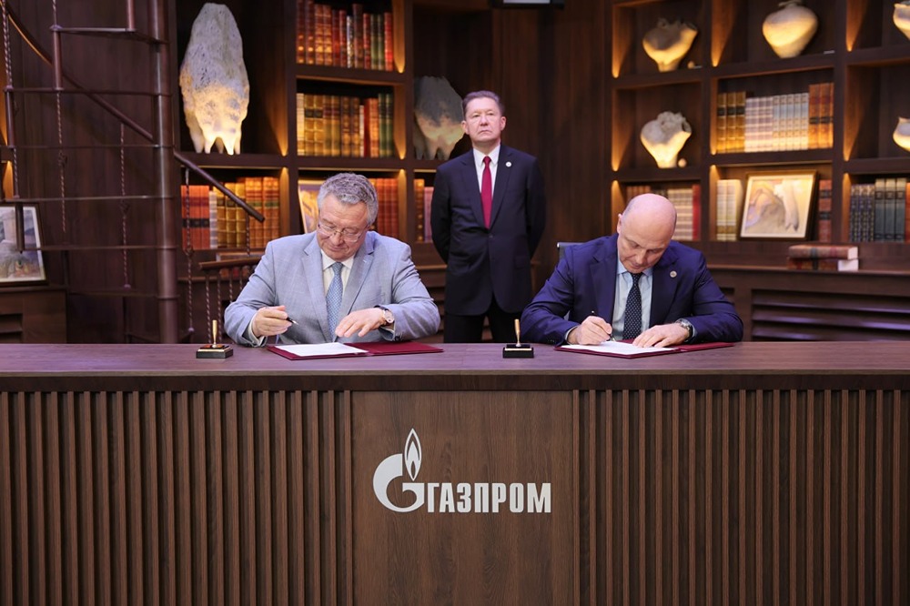 «Газпром» и СПбО РАН подписали соглашение о сотрудничестве на ПМЭФ‑2026