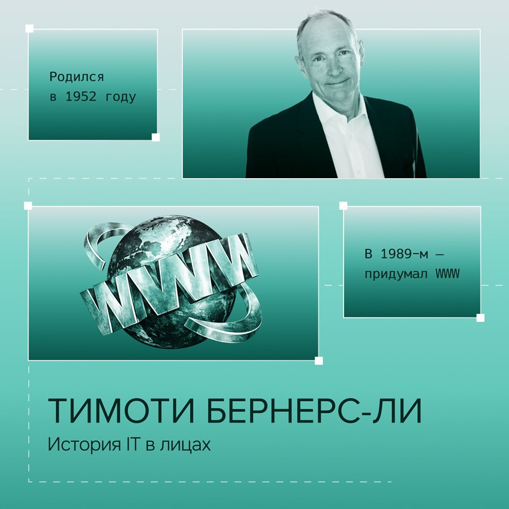 Сэр Тим Бернерс‑Ли: создатель WWW, HTTP, HTML и первого сайта