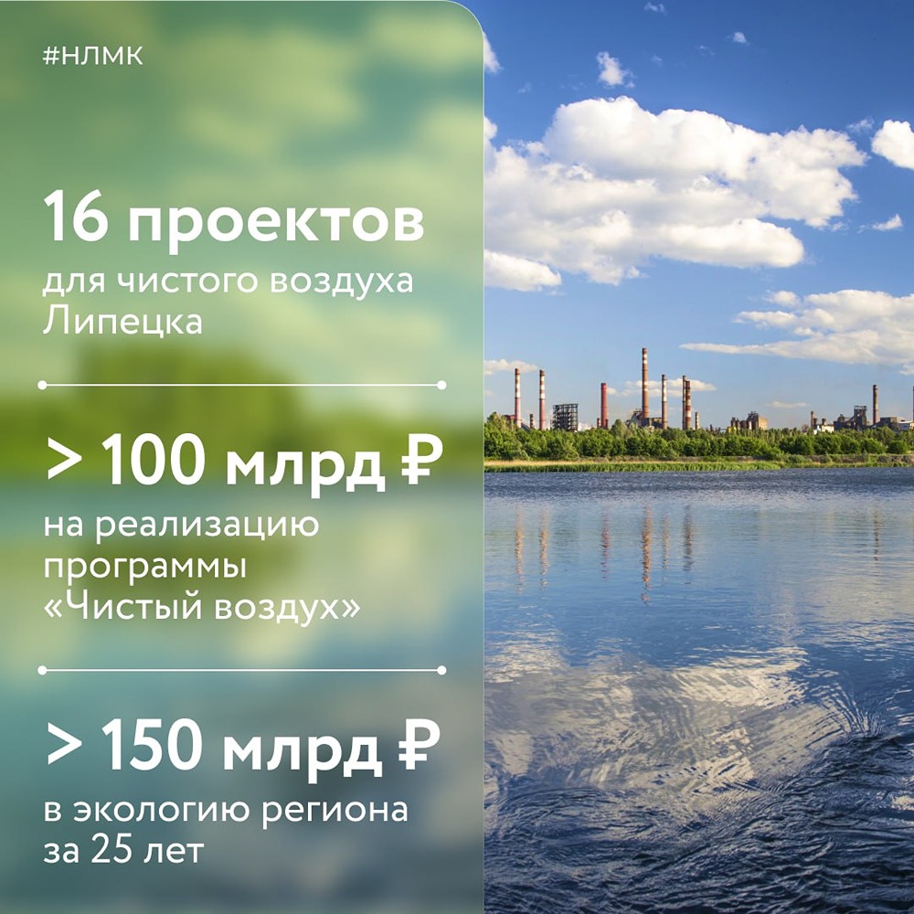Как НЛМК сделал Липецк самым чистым металлургическим городом России