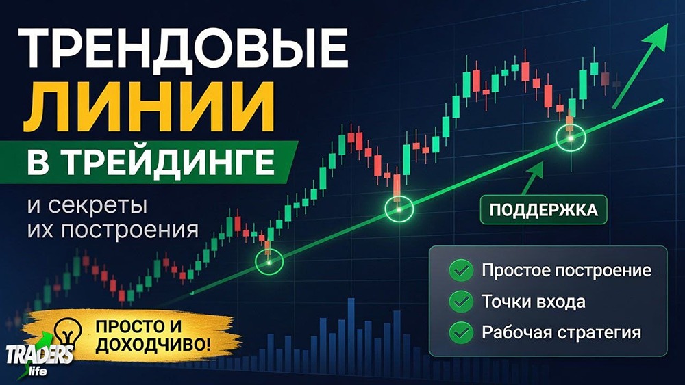 Как правильно построить трендовую линию по минимумам и максимумам на графике
