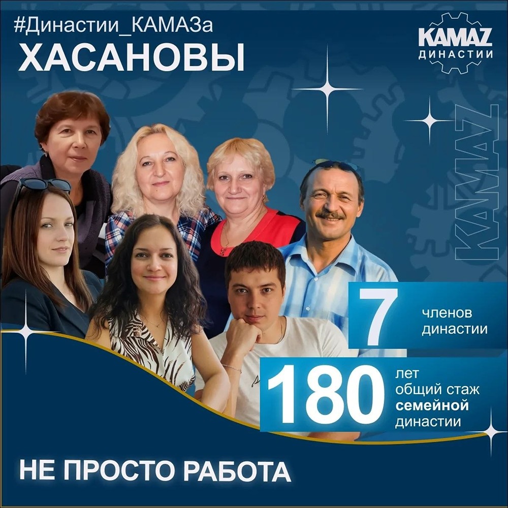 Семья, связавшая судьбу с «КАМАЗом»: история династии Хасановых