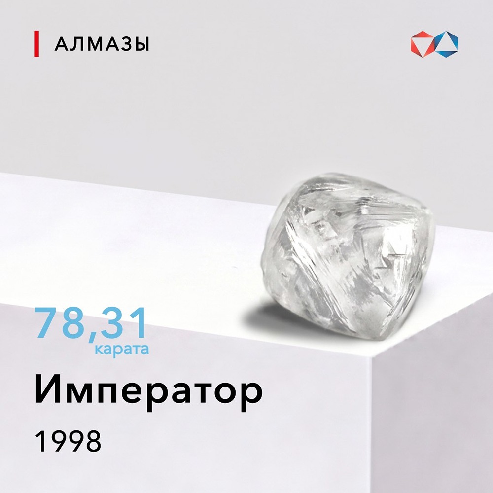 Что за алмаз «Император» нашли в 1998 году — и почему он так назван