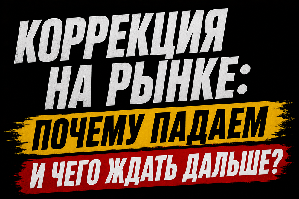 Коррекция на бирже: почему падает и что ждать дальше? Ищем ответы