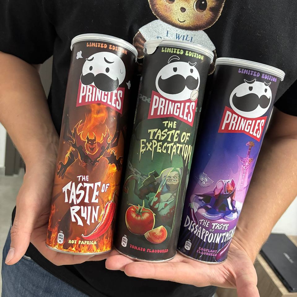 Pringles представили чипсы с ярким вкусом Dota 2