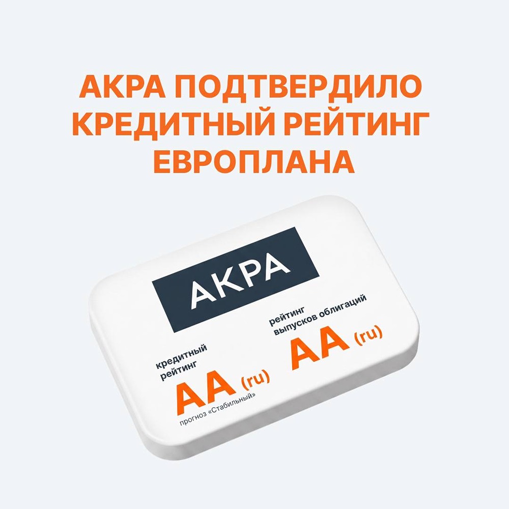 АКРА подтвердило высокий рейтинг Европлана: сильная оценка бизнес‑профиля