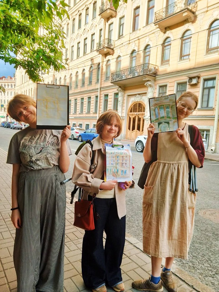 Инклюзивное творчество: пленэры центра „Артерия“ в Монрепо и Петербурге