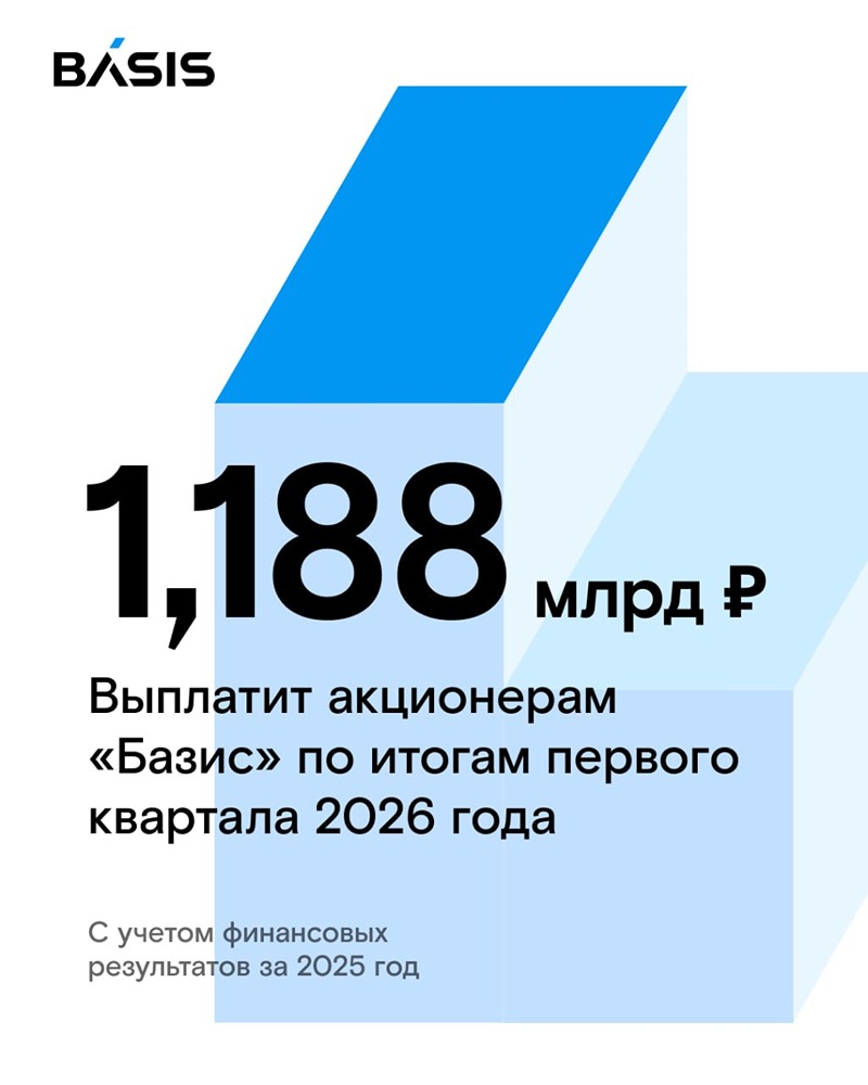 Дивидендная дисциплина: БАЗИС удерживает баланс между инвестициями и дивидендами в 2026 году