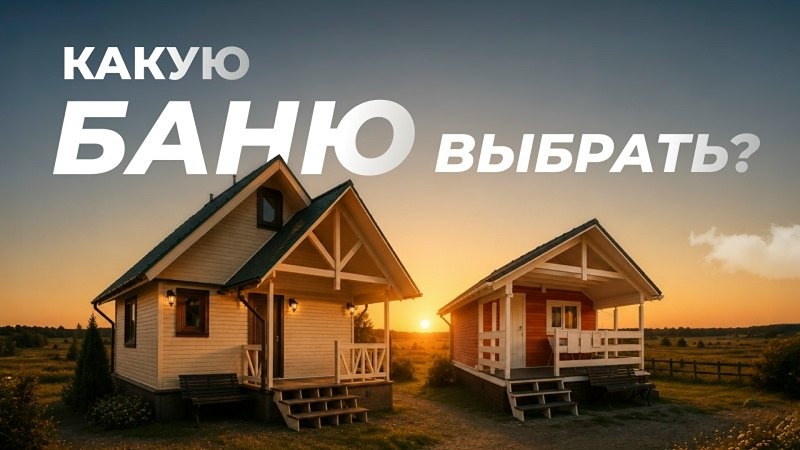 Два проекта русской бани: сравнение и выбор оптимального варианта