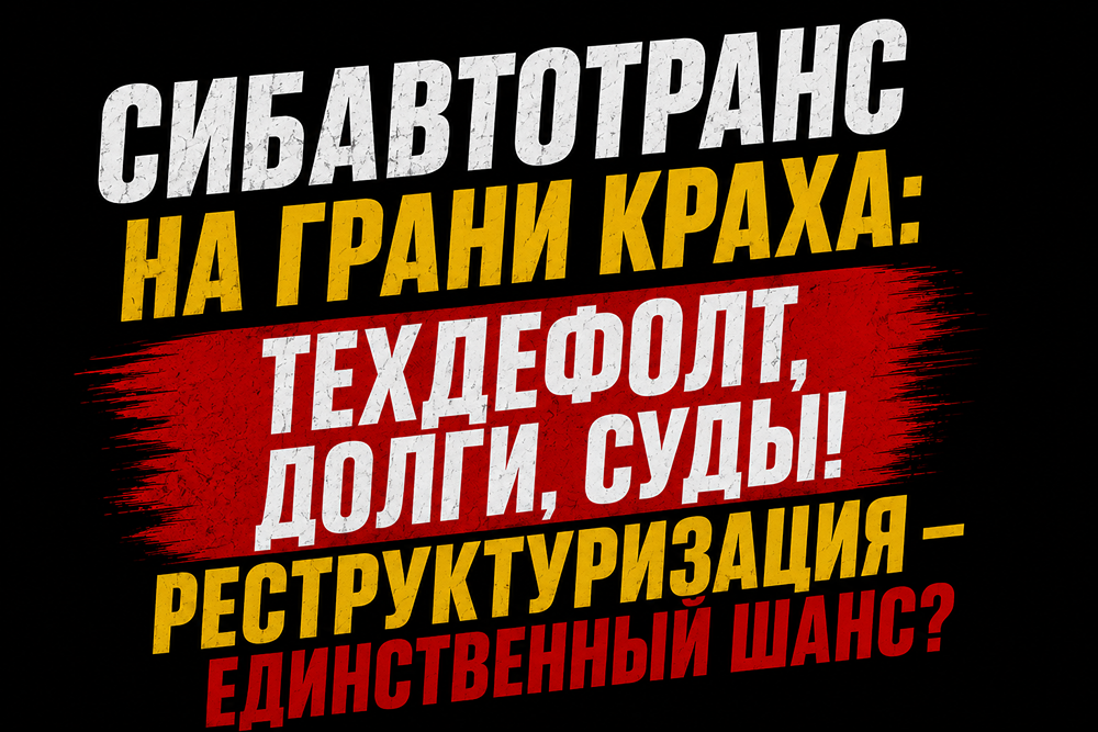 СибАвтоТранс: дефолт, арест счетов и план реструктуризации до 2036 года — что делать держателям облигаций