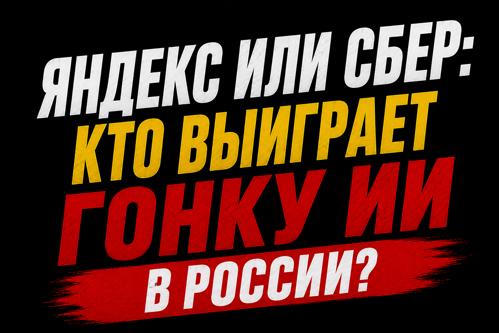 Гонка ИИ в России: Яндекс (500 млрд ₽) и Сбер (400 млрд ₽) — лидеры монетизации и главные бенефициары закона о суверенном ИИ