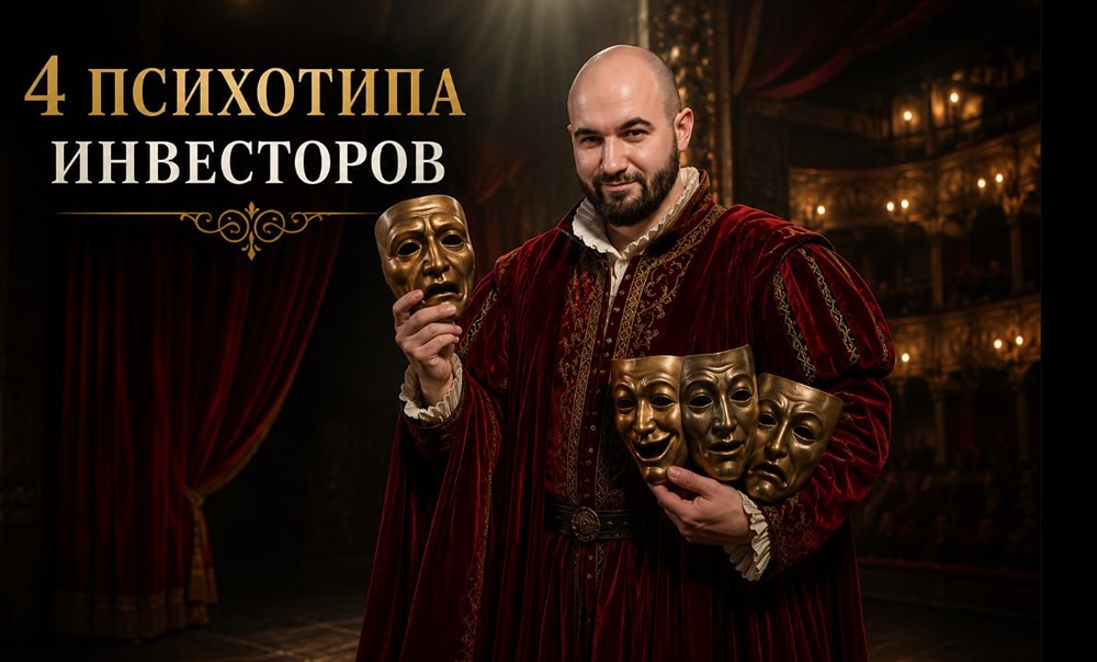 4 психотипа инвестора: как мы ведём себя, когда портфель краснеет на 20%