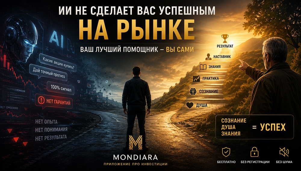 Почему ИИ не сделает вас богатым на фондовом рынке: главная ошибка инвесторов и трейдеров