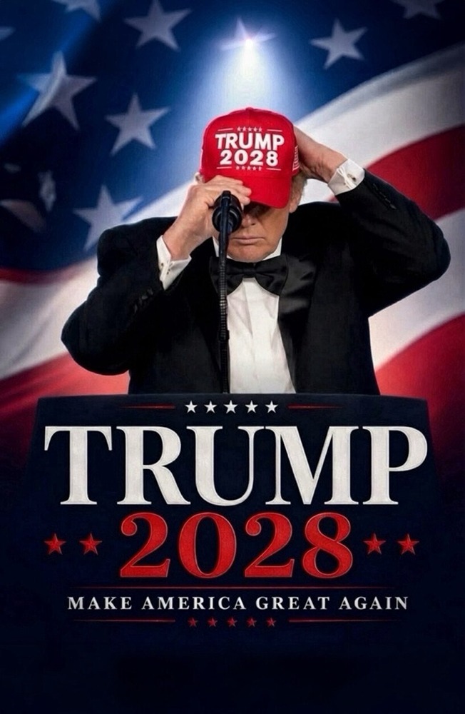 Трамп не исключал третий срок: в сети — атрибутика кампании «Trump 2028»