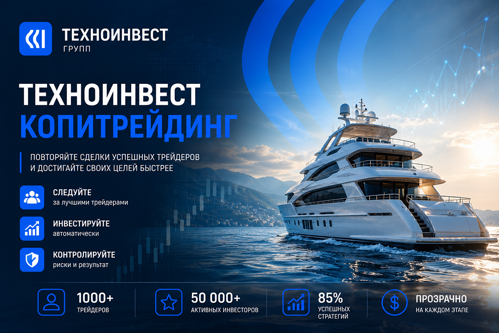 Автоследование ТехноИнвест — инвестиционный сервис №1 в Беларуси для частных инвесторов