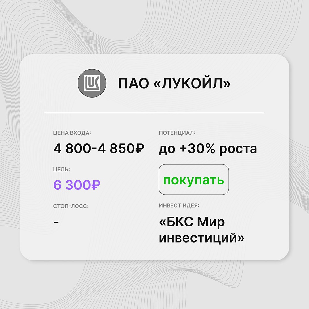 Инвест-идея по акциям ПАО «ЛУКОЙЛ»: сильнейшая дивидендная история на рынке