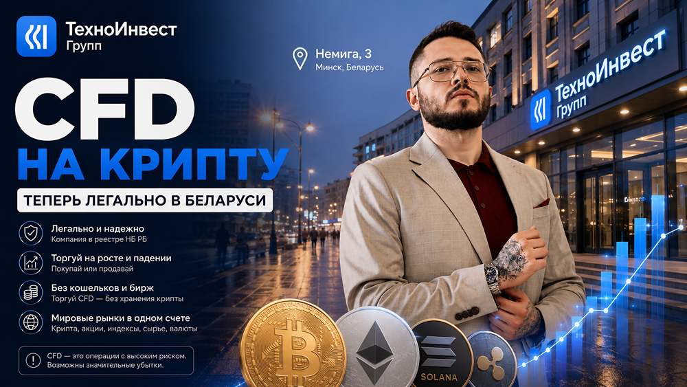 CFD на криптовалюты набирают популярность в Беларуси: чем они выгоднее криптобирж