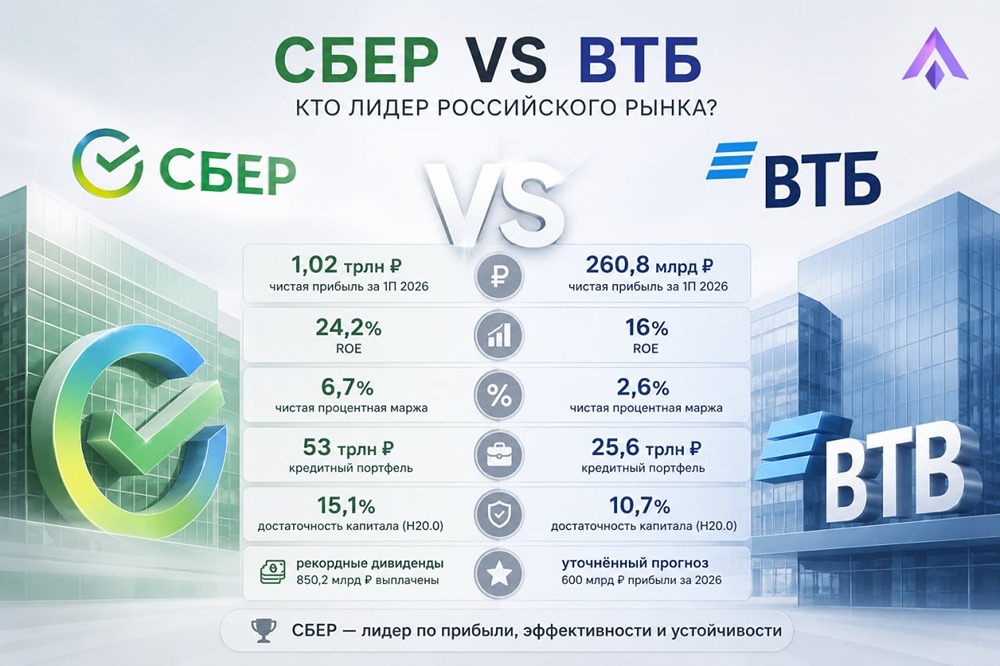 Сбер снова вне конкуренции? Или ВТБ готов удивить рынок