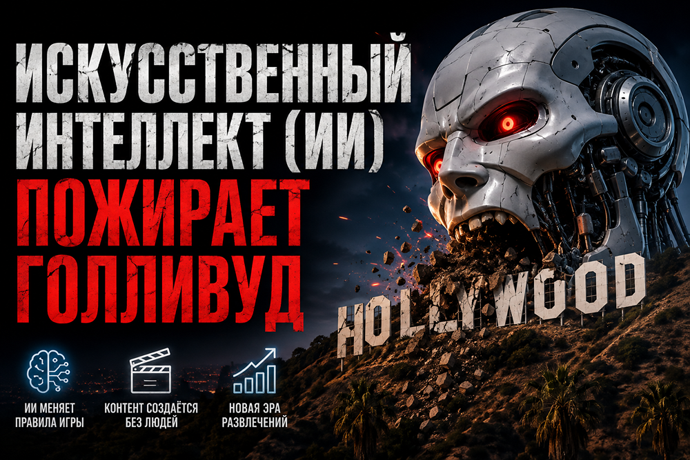 Искусственный интеллект пожирает Голливуд