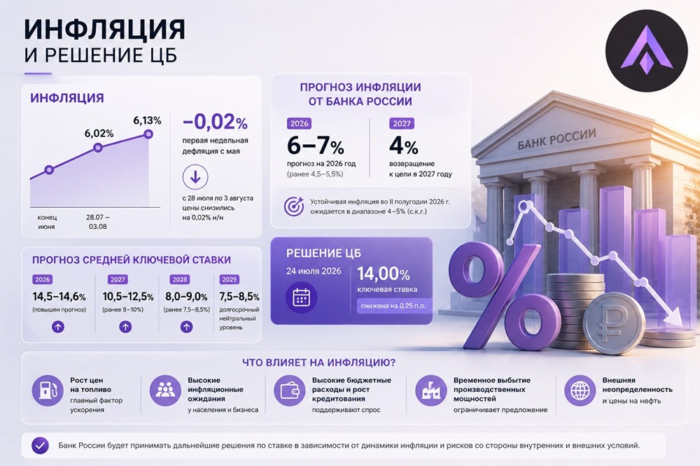 Инфляция начинает сдаваться: значит ли это, что ЦБ продолжит снижать ставку