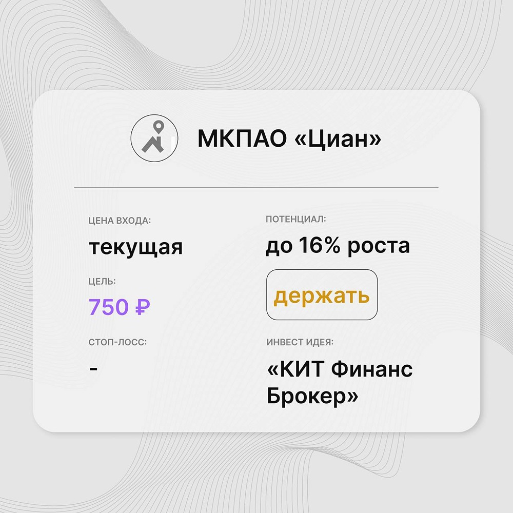 Инвест-идея по акциям «Циан»: поддержку акциям оказывают дивиденды и программа buyback