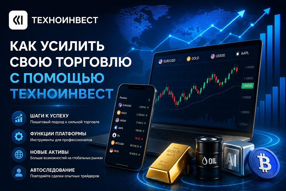 Брокер «ТехноИнвест»: доступ к глобальным рынкам и инструменты для системной торговли