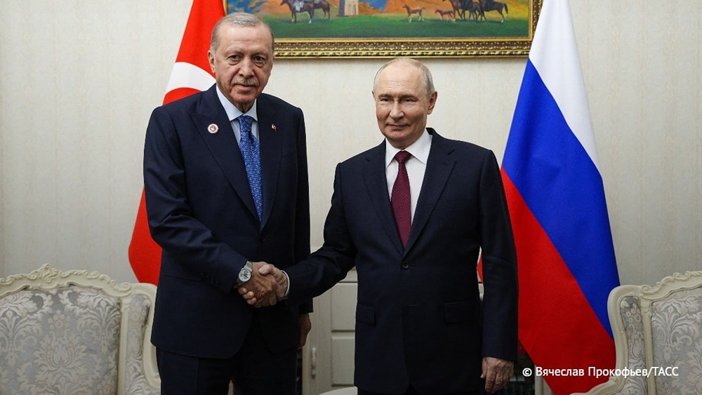 Встреча Путина и Эрдогана завершилась, продлившись около полутора часов, передает корреспондент ТАСС