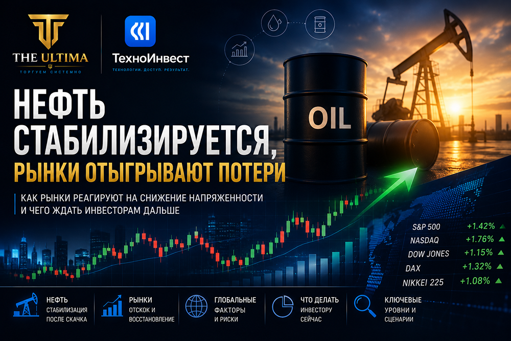 Уолл‑стрит прервал трёхдневное падение: Dow, S&P 500 и Nasdaq в плюсе