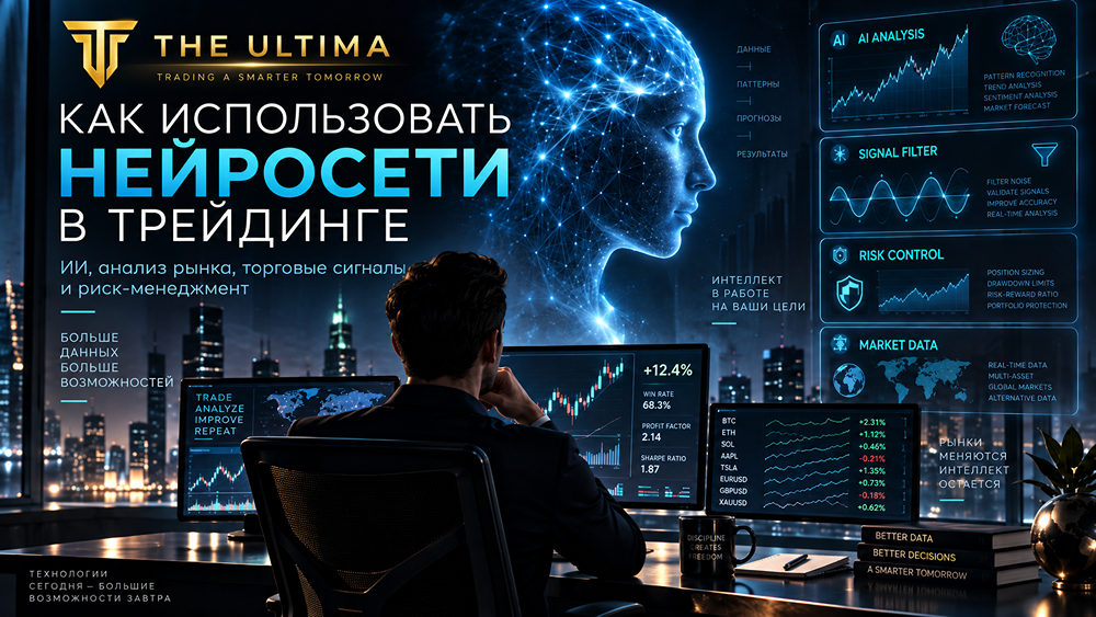 Нейросети в трейдинге: как использовать ИИ для анализа рынка, фильтрации сигналов и управления рисками