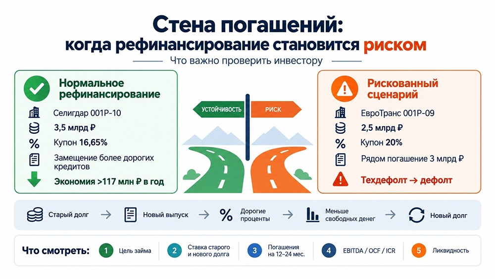 Рефинансирование облигаций: когда оно становится риском