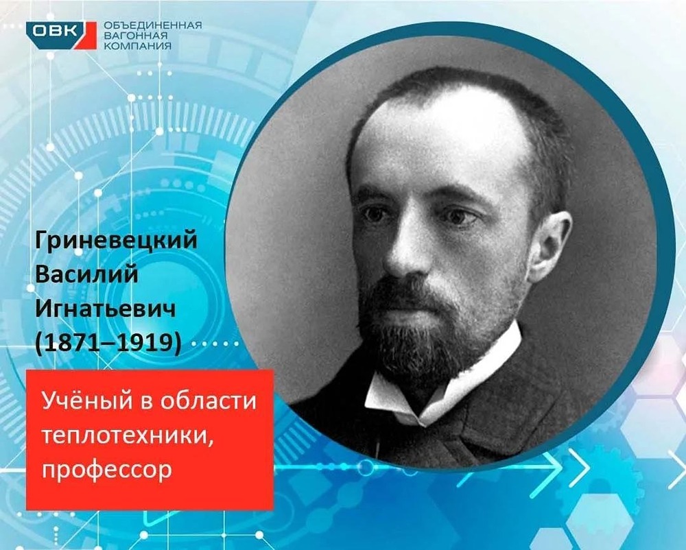 Теплотехника как наука в России началась с В. И. Гриневецкого: расчёт ДВС, теория паровых установок, концепция тепловоза и школа инженеров — фундамент, на котором строилась отрасль