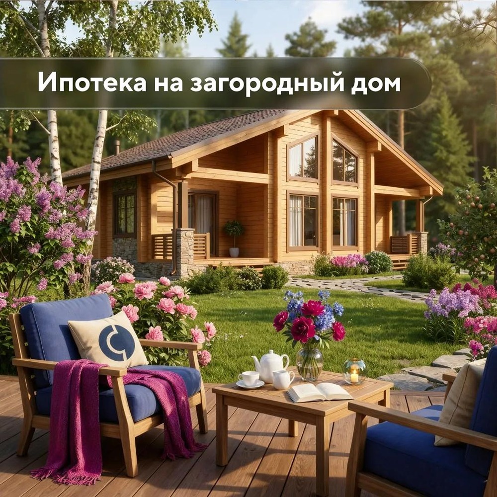 Ипотека до 50 млн ₽ на 30 лет: покупайте дом или дачу с Совкомбанком