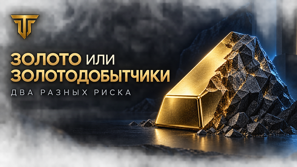 Золото против акций золотодобытчиков: что выбрать инвестору в 2026 и 2027 году