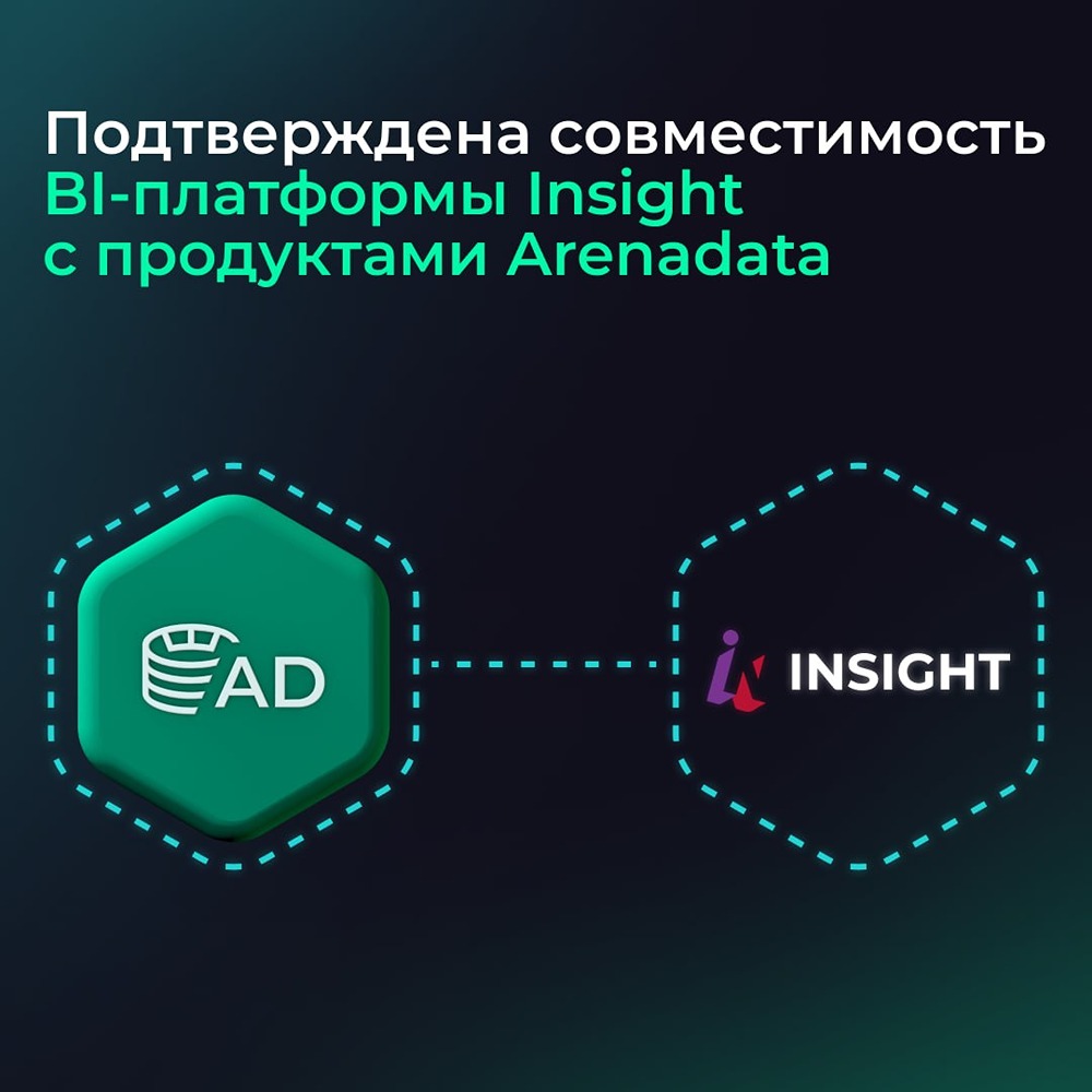 Insight совместима с продуктами Arenadata: подтверждённая интеграция