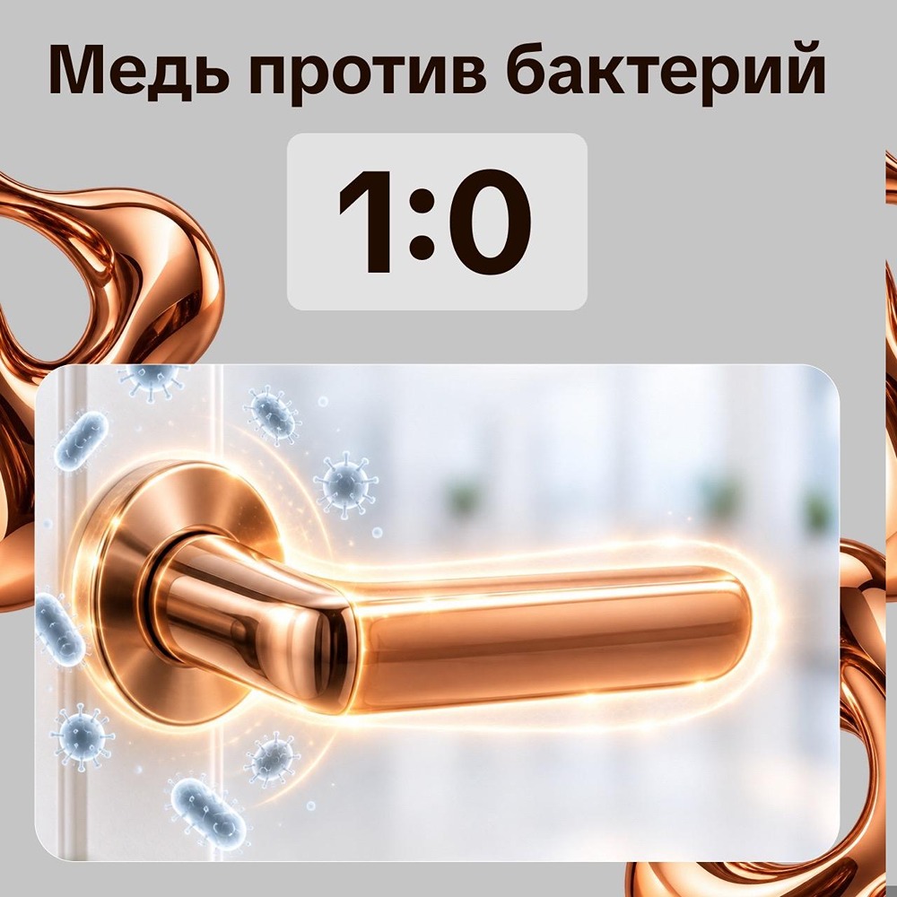 Тонкая медная фольга снижает риск заражения: результаты испытаний в реанимации
