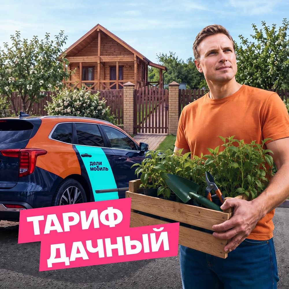 Новый тариф ко Дню дачника: 2 дня и 200 км от 5 799 ₽