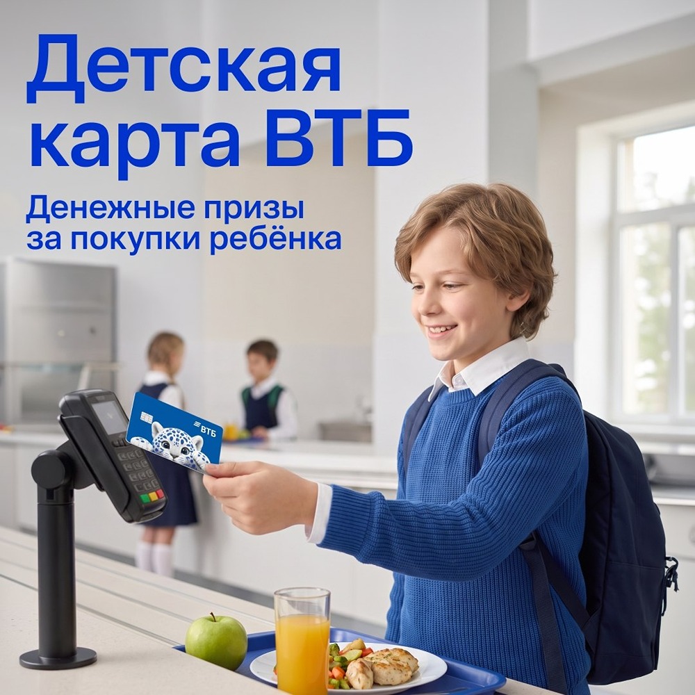Карманные деньги возвращаются: оформите детскую карту ВТБ