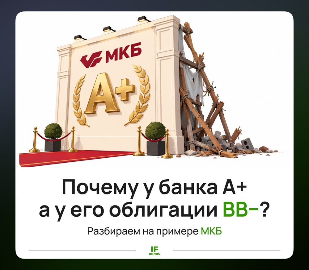 Можно ли доверять рейтингу A+, если у облигаций — BB−