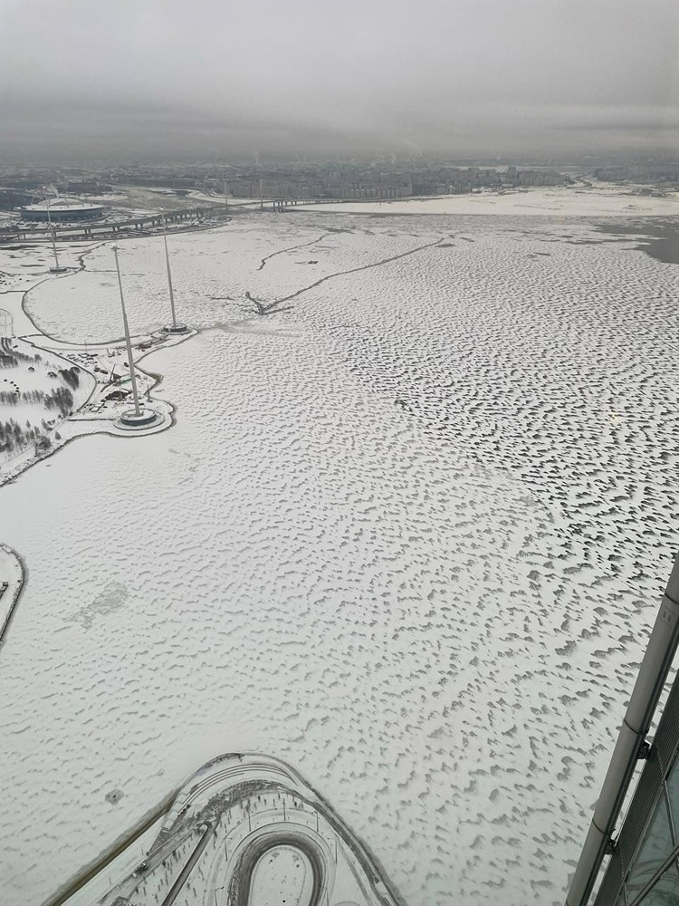 В Санкт-Петербурге было зафиксировано удивительное природное явление