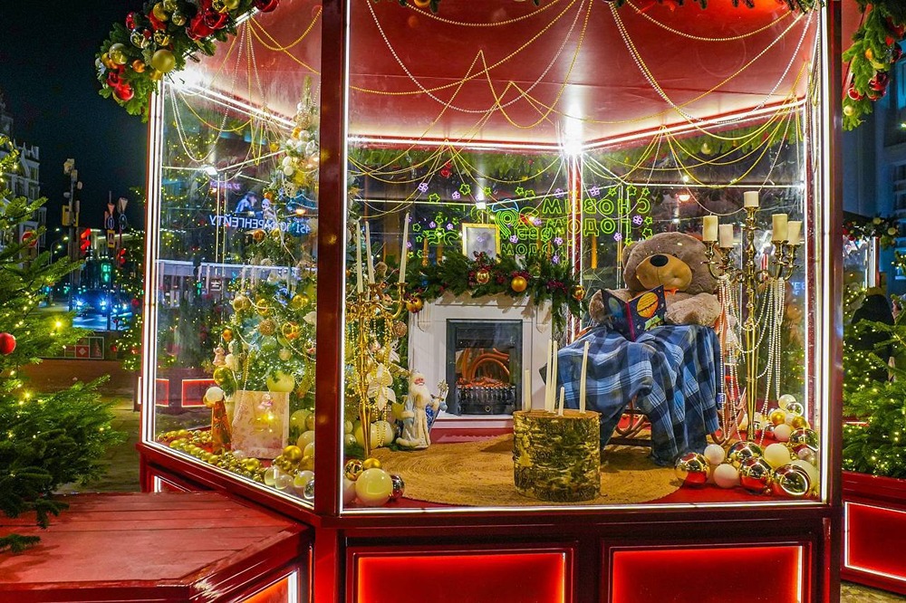 Новогодний портал в самом сердце Москвы