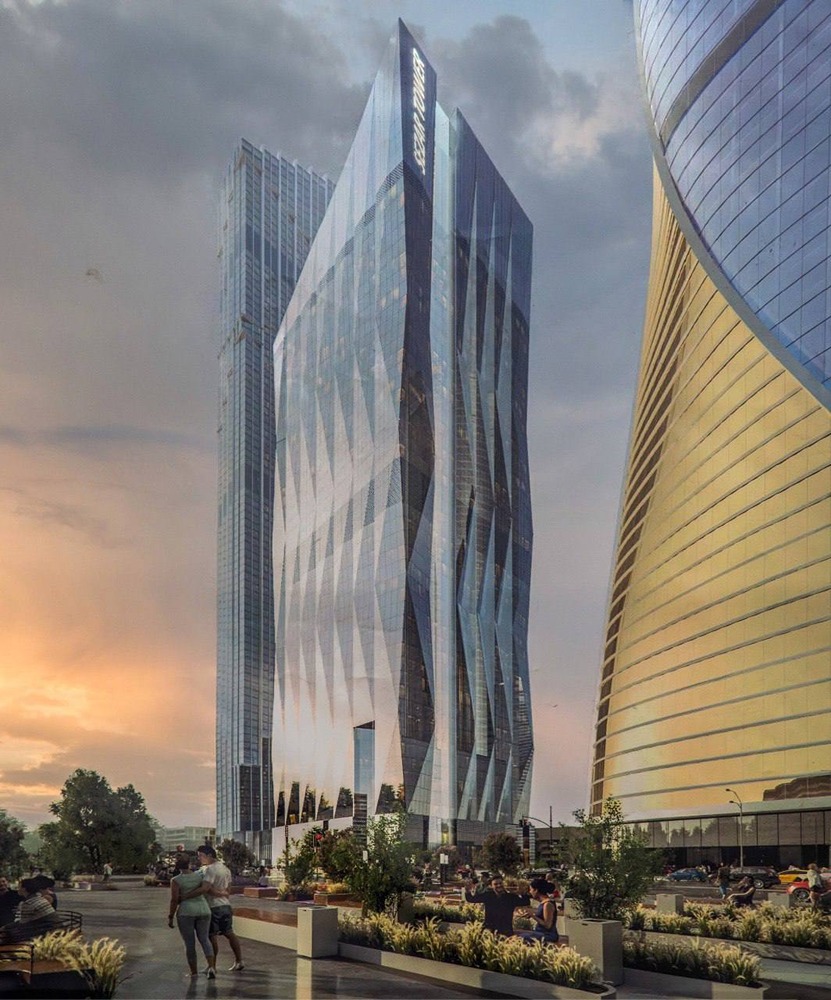 Вот как будет выглядеть небоскрёб Sezar Tower на 20-м участке «Москва-Сити»